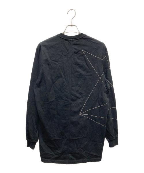 RICK OWENS（リックオウエンス）RICK OWENS (リックオウエンス) EMBROIDERED CREWNECK/RR19S2210-BAEM4 ブラック サイズ:Ｓの古着・服飾アイテム