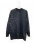 RICK OWENS（リックオウエンス）の古着「EMBROIDERED CREWNECK/RR19S2210-BAEM4」｜ブラック