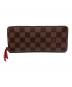 LOUIS VUITTON（ルイ ヴィトン）の古着「ポルトフォイユ・クレマンス/N60534」｜ブラウン