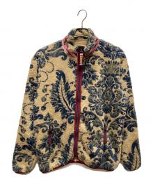 KAPITAL（キャピタル）の古着「Damask Pattern Fleece Zip Jacket/EK-1530LCA」｜ベージュ