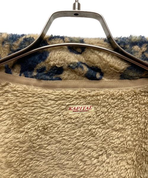 KAPITAL（キャピタル）KAPITAL (キャピタル) Damask Pattern Fleece Zip Jacket/EK-1530LCA ベージュ サイズ:3の古着・服飾アイテム