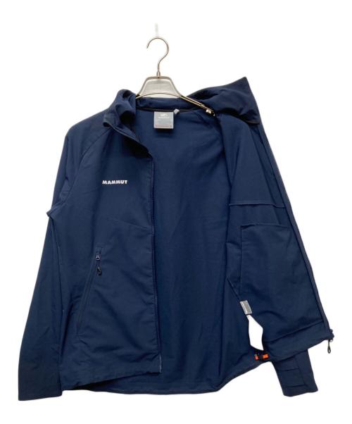 MAMMUT（マムート）MAMMUT (マムート) マックン2.0 SOフーデッドジャケット ネイビー サイズ:ASIA Lの古着・服飾アイテム