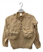 JIAN YEジェン イェ）の古着「STEPPED SHIRT/23SS-SH-1」｜ベージュ