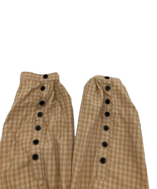 JIAN YE（ジェン イェ）JIAN YE (ジェン イェ) STEPPED SHIRT/23SS-SH-1 ベージュ サイズ:FREEの古着・服飾アイテム