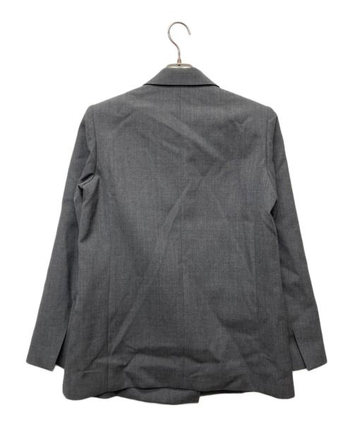 EVERYDAY I LIKE.（エヴリデイ アイ ライク）EVERYDAY I LIKE. (エヴリデイ アイ ライク) Wクロス Essential ジャケット グレー サイズ:36の古着・服飾アイテム