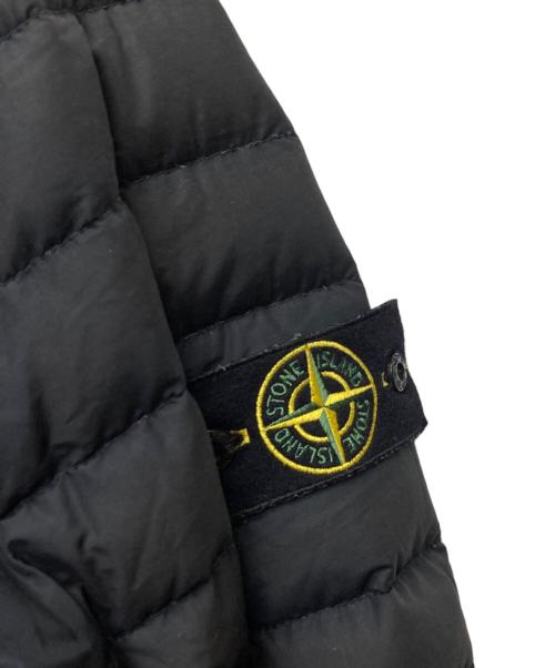 STONE ISLAND（ストーンアイランド）STONE ISLAND (ストーンアイランド) 21AW Garment Dyed Down Jacket ジップアップ フーディ ダウン ジャケット/	751542725 ブラック サイズ:XLの古着・服飾アイテム