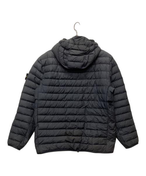 STONE ISLAND（ストーンアイランド）STONE ISLAND (ストーンアイランド) 21AW Garment Dyed Down Jacket ジップアップ フーディ ダウン ジャケット/	751542725 ブラック サイズ:XLの古着・服飾アイテム