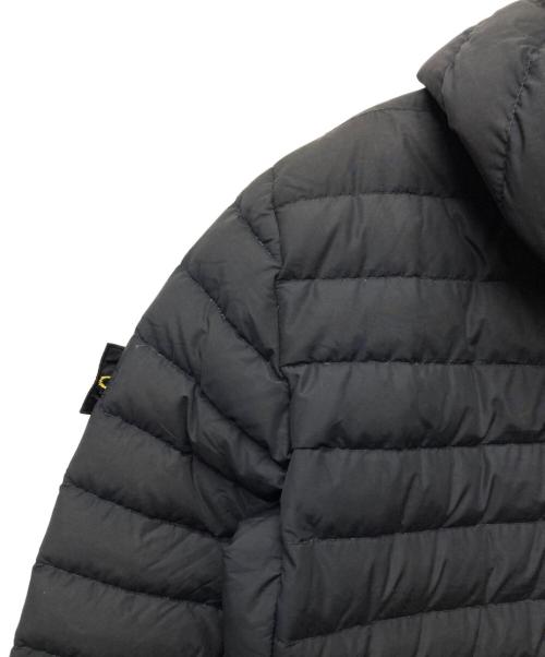 STONE ISLAND（ストーンアイランド）STONE ISLAND (ストーンアイランド) 21AW Garment Dyed Down Jacket ジップアップ フーディ ダウン ジャケット/	751542725 ブラック サイズ:XLの古着・服飾アイテム
