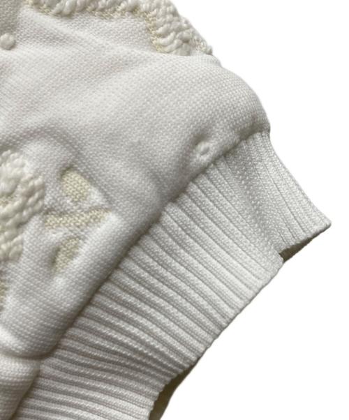 TAO COMME des GARCONS（タオ コムデギャルソン）TAO COMME des GARCONS (タオ コムデギャルソン) 立体刺繍バックオープンS/Sスウェット/TI-N008 ホワイト サイズ:Ｍの古着・服飾アイテム