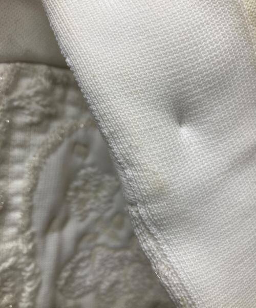 TAO COMME des GARCONS（タオ コムデギャルソン）TAO COMME des GARCONS (タオ コムデギャルソン) 立体刺繍バックオープンS/Sスウェット/TI-N008 ホワイト サイズ:Ｍの古着・服飾アイテム