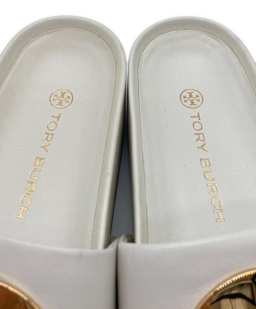 TORY BURCH（トリーバーチ）TORY BURCH (トリーバーチ) PATOS SLIDE ホワイト サイズ:8 1/2の古着・服飾アイテム