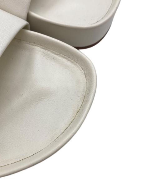 TORY BURCH（トリーバーチ）TORY BURCH (トリーバーチ) PATOS SLIDE ホワイト サイズ:8 1/2の古着・服飾アイテム