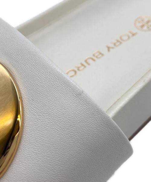 TORY BURCH（トリーバーチ）TORY BURCH (トリーバーチ) PATOS SLIDE ホワイト サイズ:8 1/2の古着・服飾アイテム
