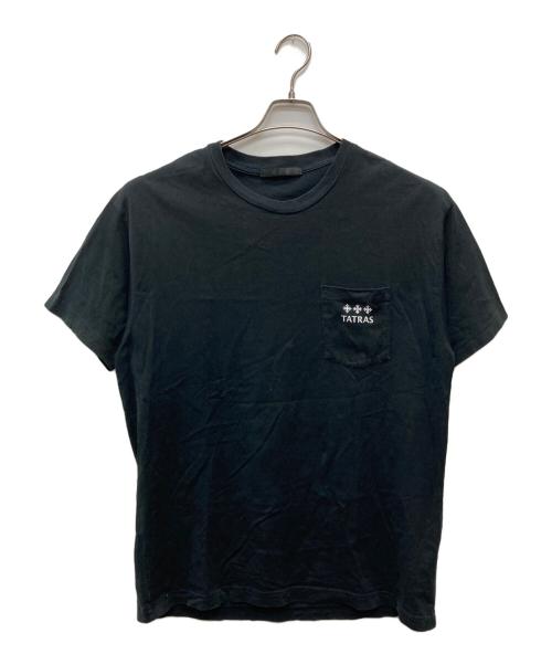 TATRAS（タトラス）TATRAS (タトラス) OCEANO ロゴプリント 半袖Tシャツ/MTAT21S8122 ブラック サイズ:Mの古着・服飾アイテム