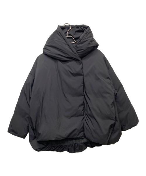 mizuiro-ind（ミズイロインド）mizuiro-ind (ミズイロインド) フード付きショートダウンジャケット ブラック サイズ:FREEの古着・服飾アイテム