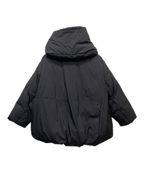 mizuiro-ind（ミズイロインド）mizuiro-ind (ミズイロインド) フード付きショートダウンジャケット ブラック サイズ:FREEの古着・服飾アイテム