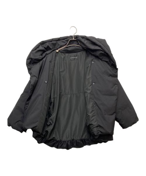 mizuiro-ind（ミズイロインド）mizuiro-ind (ミズイロインド) フード付きショートダウンジャケット ブラック サイズ:FREEの古着・服飾アイテム