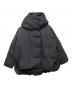 mizuiro-ind（ミズイロインド）の古着「フード付きショートダウンジャケット」｜ブラック