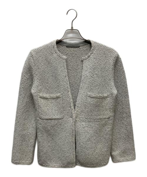 theory luxe（セオリーリュクス）theory luxe (セオリーリュクス) 23AW ツイード ジャケット/03-3103771 グレー サイズ:３８の古着・服飾アイテム