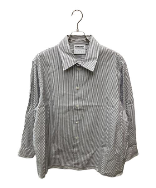 Hed Mayner（ヘド メイナー）Hed Mayner (ヘド メイナー) ストライプシャツ ホワイト サイズ:XSの古着・服飾アイテム