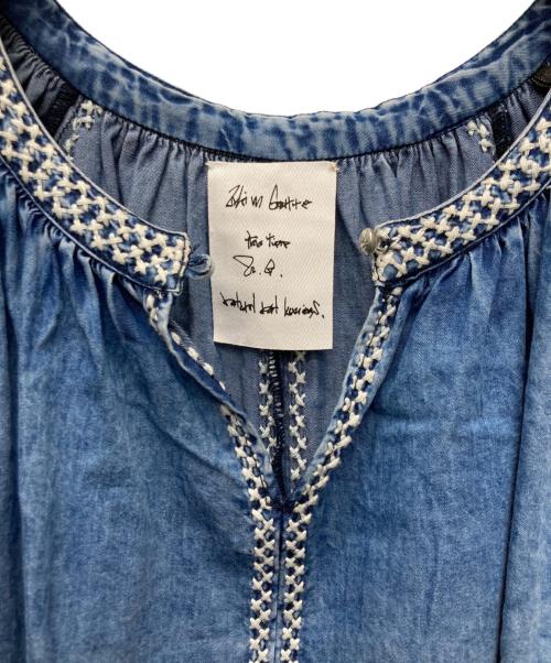 Whim Gazette（ウィムガゼット）Whim Gazette (ウィムガゼット) エンブロイダリーワンピース/WGZ1042109A0006 ブルー サイズ:FREEの古着・服飾アイテム