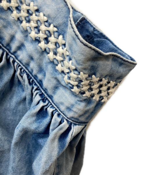 Whim Gazette（ウィムガゼット）Whim Gazette (ウィムガゼット) エンブロイダリーワンピース/WGZ1042109A0006 ブルー サイズ:FREEの古着・服飾アイテム