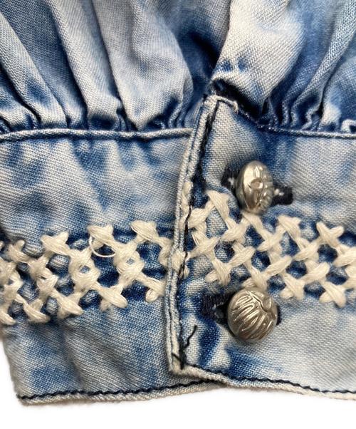 Whim Gazette（ウィムガゼット）Whim Gazette (ウィムガゼット) エンブロイダリーワンピース/WGZ1042109A0006 ブルー サイズ:FREEの古着・服飾アイテム