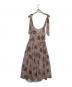 Her lip to (ハーリップトゥ) Sunflower-printed midi dress/122305084 ベージュ サイズ:Ｓ：10000円