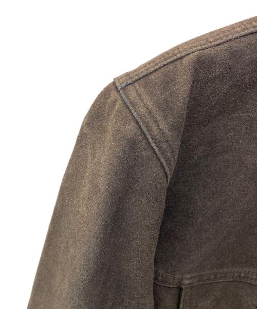 HYOD（ヒョウドウ）HYOD (ヒョウドウ) レザージップジャケット ブラウン サイズ:Mの古着・服飾アイテム