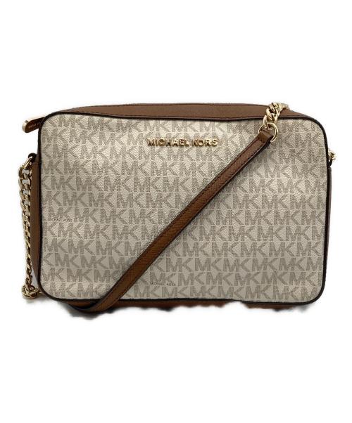 MICHAEL KORS（マイケル・コース）MICHAEL KORS (マイケル・コース) シグネチャー ショルダーバッグ/35F8GTTC3B ベージュの古着・服飾アイテム