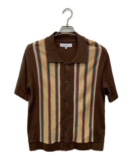 SASQUATCHfabrix.（サスクワッチファブリックス）SASQUATCHfabrix. (サスクワッチファブリックス) Ｈ/Ｓニットシャツ/23SS-KNN-003 ブラウン サイズ:Ｍの古着・服飾アイテム