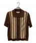 SASQUATCHfabrix.（サスクワッチファブリックス）の古着「Ｈ/Ｓニットシャツ/23SS-KNN-003」｜ブラウン