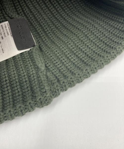 MONCLER（モンクレール）MONCLER (モンクレール) ニットキャップ グリーンの古着・服飾アイテム