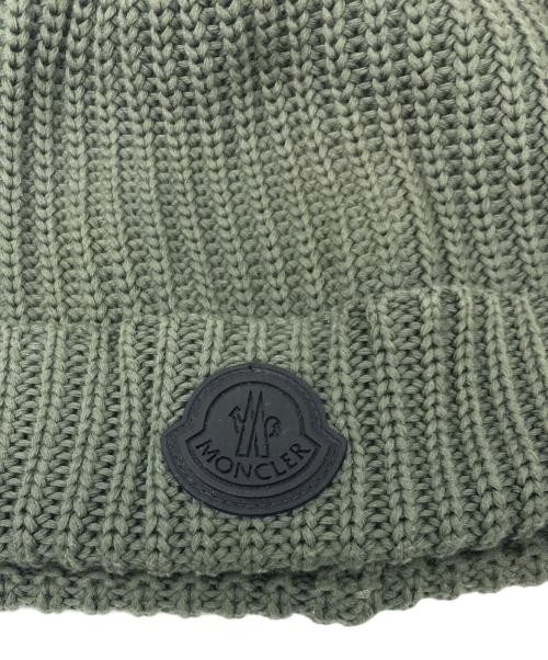 MONCLER（モンクレール）MONCLER (モンクレール) ニットキャップ グリーンの古着・服飾アイテム