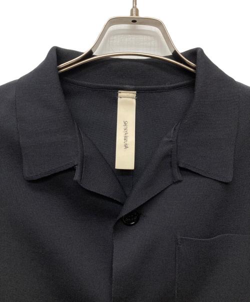 SHINYA KOZUKA（シンヤコズカ）SHINYA KOZUKA (シンヤコズカ) KNITTED TRAVAILLEUR ネイビー サイズ:Mの古着・服飾アイテム