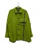SHINYA KOZUKAシンヤコズカ）の古着「MILKMANウールカバーオール/2002SK43」｜グリーン