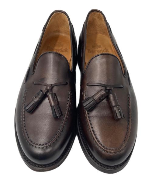 berwick（バーウィック）berwick (バーウィック) タッセルローファー ブラウン サイズ:51/2の古着・服飾アイテム