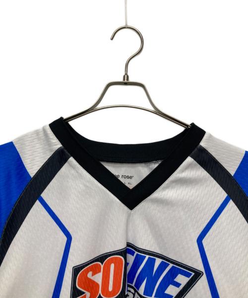 MARTINE ROSE（マーティン・ローズ）Martine rose (マーティン・ローズ) 24AWMotorcross Jersey ホワイト サイズ:sの古着・服飾アイテム