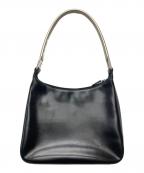 PRADAプラダ）の古着「レザーワンショルダーバッグ」｜ブラック