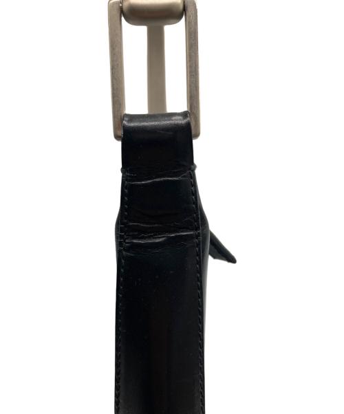 PRADA（プラダ）PRADA (プラダ) レザーワンショルダーバッグ ブラックの古着・服飾アイテム