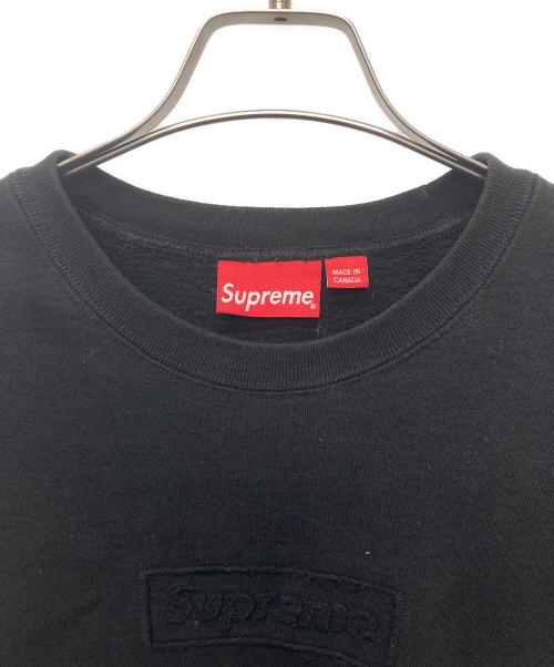 SUPREME（シュプリーム）SUPREME (シュプリーム) Cutout Logo Crewneck Black ブラック サイズ:Ｌの古着・服飾アイテム