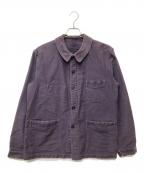 Beau Fortビューフォート）の古着「ブラックモールスキンジャケット」｜ネイビー