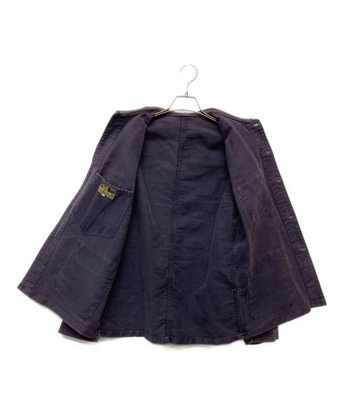 Beau Fort（ビューフォート）Beau Fort (ビューフォート) ブラックモールスキンジャケット ネイビー サイズ:48の古着・服飾アイテム