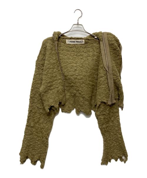 PRANK PROJECT（プランクプロジェクト）PRANK PROJECT (プランクプロジェクト) ダブルジップダメージフーディ/31242365405 ベージュ サイズ:FREEの古着・服飾アイテム