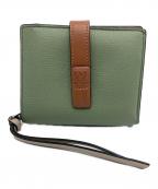 LOEWEロエベ）の古着「コンパクトジップウォレット」｜グリーン
