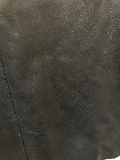 COMOLI（コモリ）COMOLI (コモリ) レザーシャツ ブラック サイズ:3の古着・服飾アイテム