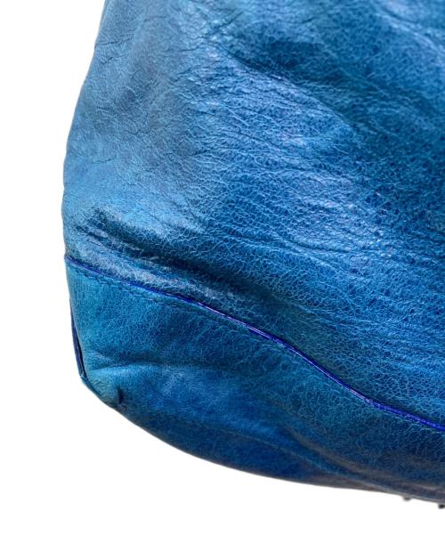 BALENCIAGA（バレンシアガ）BALENCIAGA (バレンシアガ) The Day ザ デイショルダーバッグ ブルーの古着・服飾アイテム