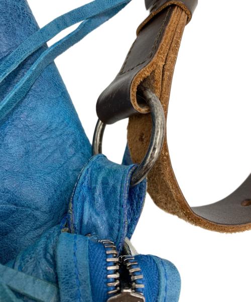 BALENCIAGA（バレンシアガ）BALENCIAGA (バレンシアガ) The Day ザ デイショルダーバッグ ブルーの古着・服飾アイテム