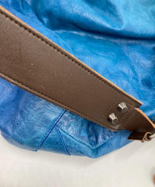 BALENCIAGA（バレンシアガ）BALENCIAGA (バレンシアガ) The Day ザ デイショルダーバッグ ブルーの古着・服飾アイテム