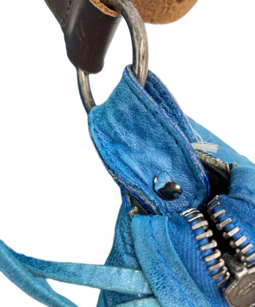 BALENCIAGA（バレンシアガ）BALENCIAGA (バレンシアガ) The Day ザ デイショルダーバッグ ブルーの古着・服飾アイテム